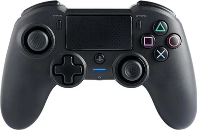 PS4 Wireless Gaming Controller Schwarz Bluetooth Gamepad Asymmetrisch - Nacon - Bild 1 von 4