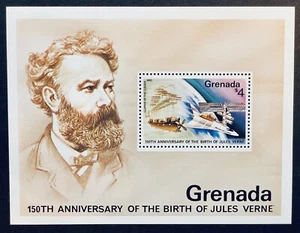 GRENADA 150TH ANV OF THE BIRTH OF JULES VERNE STAMPS SS 1979 MNH SPACE SCI-FI - Picture 1 of 1