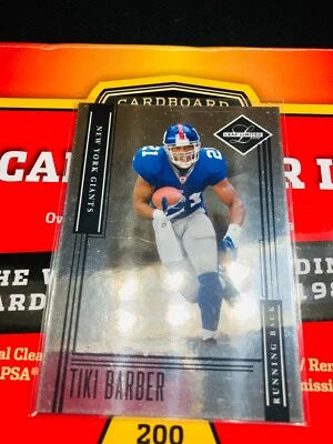 2006 Leaf Limited #60 Tiki Barber Card /799 v14 - Image 1 of 2