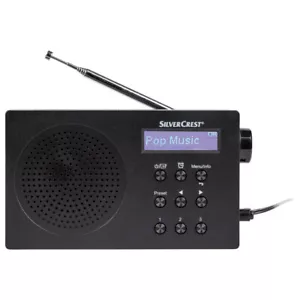 SILVERCREST DAB+ RADIO 60 SENDERSPEICHERPLÄTZE ( 30X DAB+, 30X UKW ) *NEU* OVP - Bild 1 von 2
