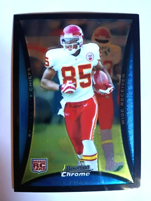 2008 Topps Bowman Chrome Football BC21 Will Franklin - Image 1 of 2