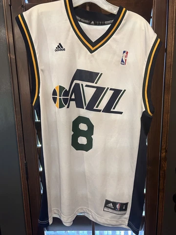 Utah Jazz White Deron Williams Jersey Adult Small Cover