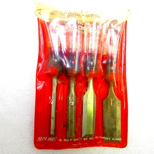 Juego de cinceles de madera de Power Kraft, 4 piezas - Imagen 1 de 9