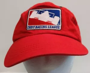 Vtg Indy Racing League Red Adjustable Baseball Hat - Picture 1 of 12