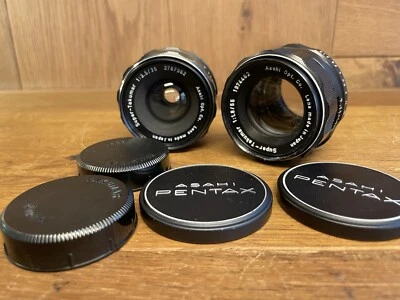 *2 Lens : Near Mint ++* Pentax Super Takumar 55mm F/1.8 & 35mm F/3.5 From Japan - Image 1 of 4