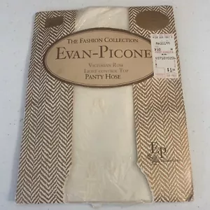 Evan Picone Victornian Rose Control Top Panty Hose Color Shell Size Long - Picture 1 of 9