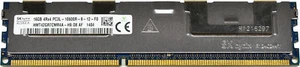 SkHynix 16GB PC3L-10600R 4Rx4 ECC RAM REG DDR3 HMT42GR7CMR4A-H9 - Picture 1 of 3
