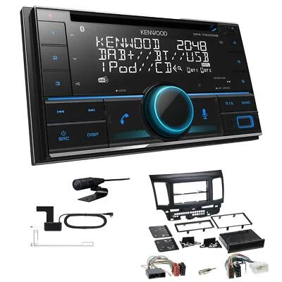 Kenwood DPX-7300DAB Radio Bluetooth für Mitsubishi Lancer VIII und Sportsback - Bild 1 von 4