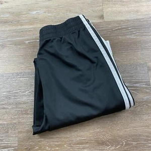 ADIDAS Stretch Waist Black Activewear Jogger Sweatpants Boy's Size XL - Picture 1 of 11