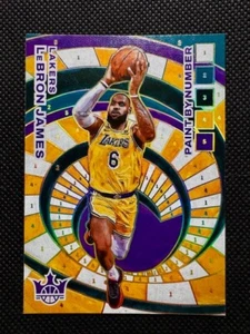 2022-23 Panini Court Kings - Paint By Number LeBron James #6 Super Short Print - Picture 1 of 2