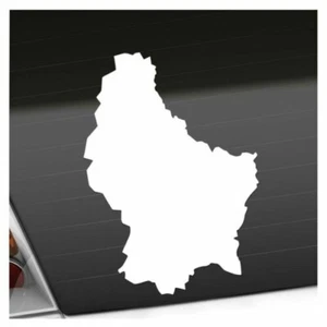 Autocollant Contour Du Luxembourg 25 Couleurs Néon Mat - Imagen 1 de 33