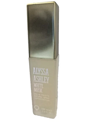 Alyssa Ashley White Musk Eau de Toilette spray feminino 3,4 fl oz sem caixa - Imagem 1 de 4