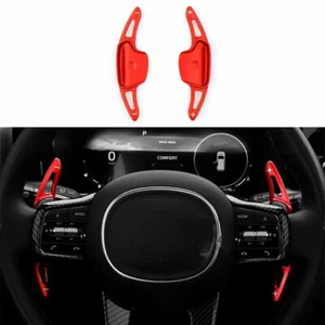 For Kia Carnival 2022-23 Red alloy Steering Wheel Shift Paddle Shifter Extension - Picture 1 of 9