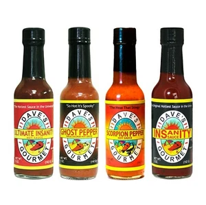 Dave's Gourmet Hot Sauce 8 Variedades Elige tu elección de 1 botella 5 fl. oz. - Imagen 1 de 31