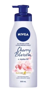 NIVEA Oil Infused Cherry Blossom & Jojoba Oil Body Lotion 500 mL Skin Care Fresh - Picture 1 of 1