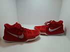Mens Nike Kyrie 3 University Red Suede Basketball Shoes Runners Size Us 12