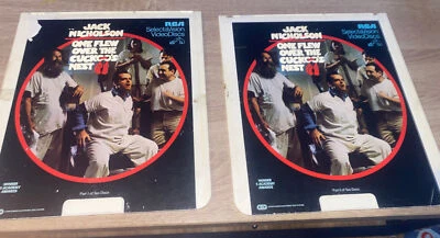 One Flew Over The Cuckoo's Nest parts 1 and 2 CED Video Disc Tested - Image 1 of 2