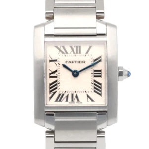 CARTIER Tank francaise SM Watches 2384 Stainless Steel used - Picture 1 of 9