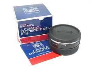 Zenza Bronica Automatic 18mm Extension Tube G-18 for GS-1 Cameras (Unused) - Picture 1 of 3