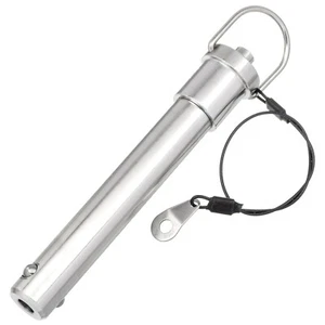 Stainless Steel 20mm Quick Release Ball Lock Pin 100mm Length Security Bolt - Picture 1 of 5