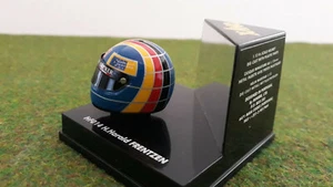 F1 HELMET CASQUE PILOTE H. Harald FRENTZEN formule 1 o 1/12 ONYX HF014 miniature - Bild 1 von 7