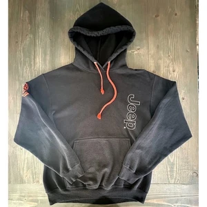 Jeep Desert Rated 4x4 Schwarz Pullover Hoodie Sweatshirt Offroad Logo Herren Gr. M - Bild 1 von 8