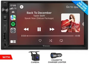 Eonon 7" 2DIN Android 14 Car Stereo Radio Wireless Apple CarPlay WiFi BT GPS DSP - Picture 1 of 21