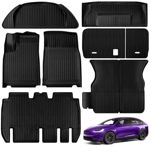Fußmatten für Tesla Model X 5-Sitzer 2025 2024 2023 2022 Allwetter Model X... - Bild 1 von 7