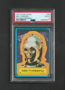 1977 Allens & Regina Star Wars #68~ See-Threepio RC ~ PSA Graded ~ MEGA RARE - Picture 1 of 2