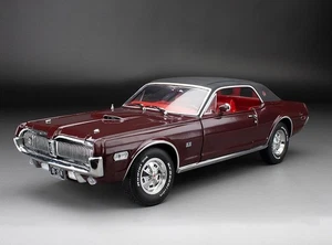 1:18 Sunstar - 1968 Mercury Cougar XR7G, black cherry - Picture 1 of 10