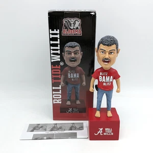 DaBobblehead Roll Tide Willie Alabama Crimson Tide Bobble Head Figure Brand New! - Picture 1 of 6