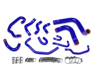 HPS Blue Silicone Radiator + Heater Hose Kit Coolant Replacement 57-1654-BLUE - Picture 1 of 2