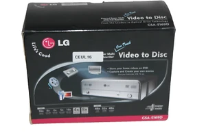 LG GSA-5169D USB 2.0 One Touch Silber Externer Super Multi DVD & CD Rewriter - Bild 1 von 4