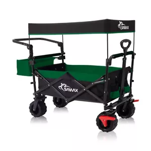 SAMAX Carro de Transporte Plegable Carro Jardin Carrito de Mano Playa Carretilla - Imagen 1 de 12