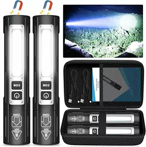 Rechargeable Flashlights High Lumens - 20,000LM Super Bright Small Pocket Magnet - Picture 1 of 12