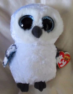 SPELLS the White Owl - Ty 6" RETIRED  Beanie Boos - NEW with MINT TAGS - RED Tag - Picture 1 of 1