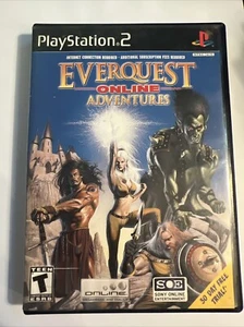 EverQuest Online Adventures (PlayStation 2 PS2) Game & Original Case - Picture 1 of 4