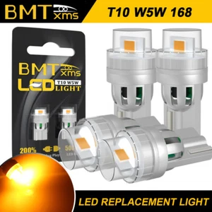 4X LED Amber T10 W5W 168 194 921 License Parking Marker Light for Silverado 1500 - Picture 1 of 8