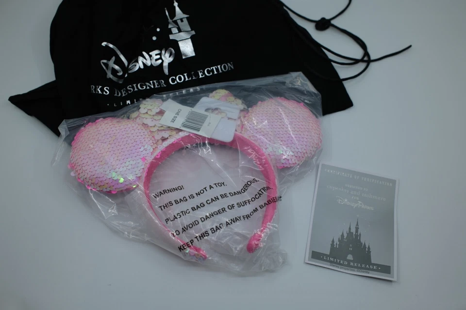 NUEVO 2020 Disney Parks Diseñador Cupcakes y Cachemira Orejas de Minnie Mouse para Niños Foto 1 de 2