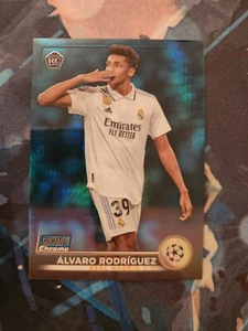 Topps Stadion Chrom Sepia Prisma Refraktor Alvaro Rodriguez RC - Real Madrid #90 - Bild 1 von 2