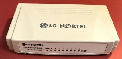 LG-NORTEL ELO ES8 8-PORT ETHERNET SWITCH w/o POWER CABLE - Image 1 of 3