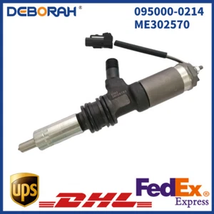 095000-0214 ME302570 Common Rail Diesel Fuel Injector For Denso Mitsubishi 6M60T - Picture 1 of 11