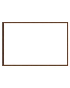 NEW Modern Walnut Picture Frame 24 in x 36 in; Rabbet Depth 1 in - Picture 1 of 3