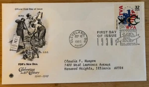 Franklin D. Roosevelt’s FDR’s New Deal First Day Of Issue Stamps - Picture 1 of 1
