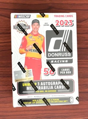 2023 Panini Donruss NASCAR Racing Blaster Box -  1 AUTO or Memorabilia - SEALED - Image 1 of 4