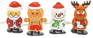 Christmas Novelty Wind-Up Toys - Set of 4 - Picture 1 of 1