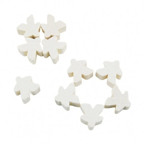 Carcassonne - Meeple - 10er-Set - Wood White Foto 1 de 1