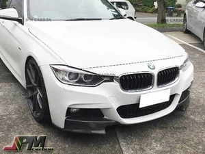 For BMW 2012+ 320i 328i 335i M Sport DP Type Carbon Fiber Front Splitter Lip - Picture 1 of 2