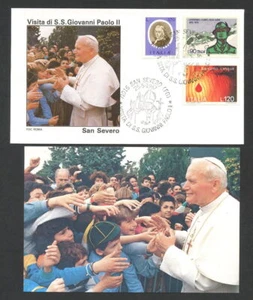 1987 - REPUBBLICA - LOTTO/42811 - VISITA DI S.S.PAPA GIOVANNI PAOLO 2° A  SAN SE - Imagen 1 de 1