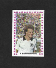 RARE KARL HEINZ RUMMNIGGE 1982 rookie card SUPER CACHO album #125 Germany